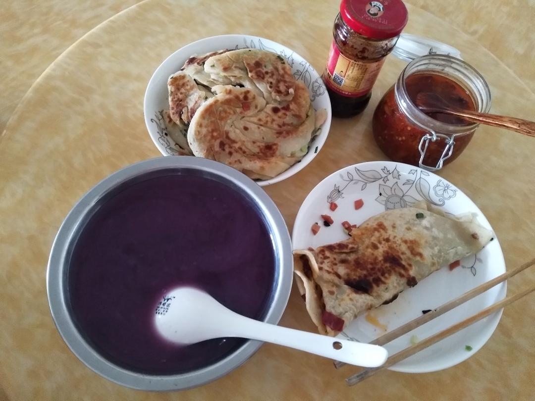 葱花手抓饼