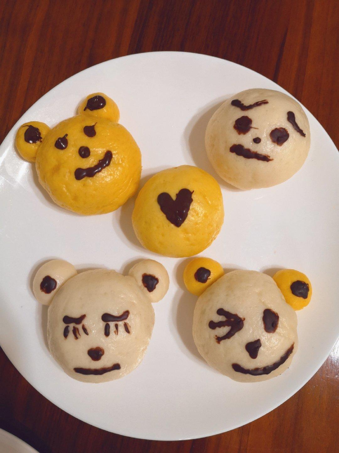 小熊维尼豆沙包