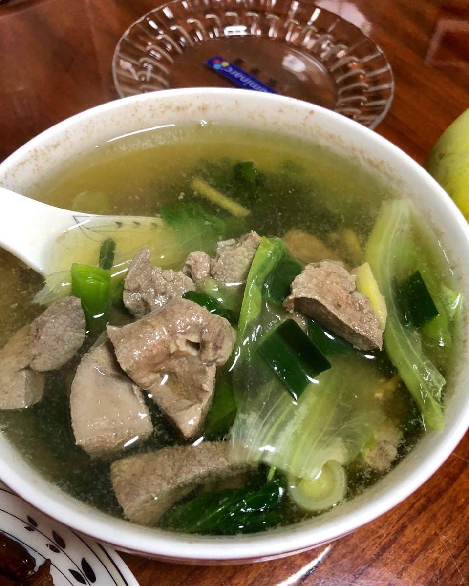 青菜猪肝汤