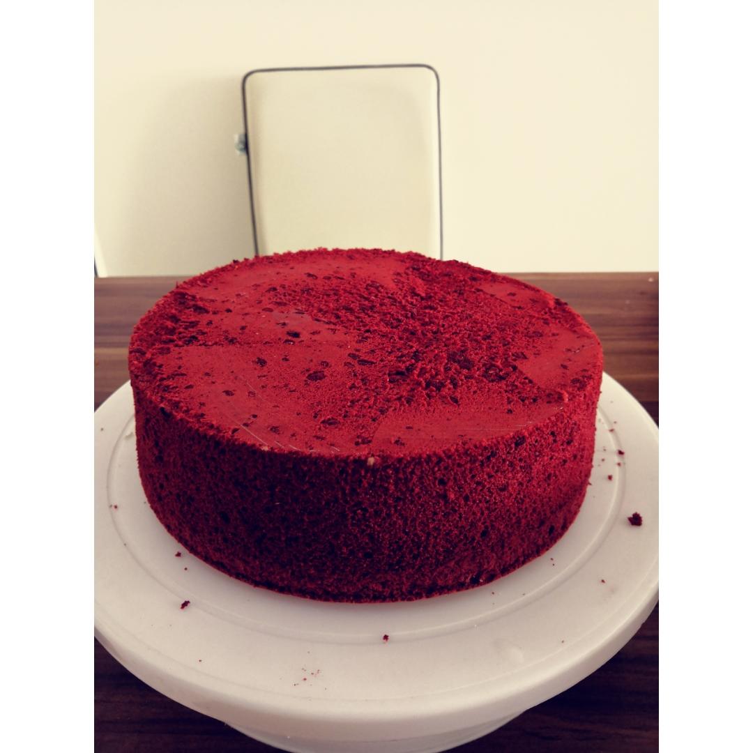 8寸红丝绒蛋糕