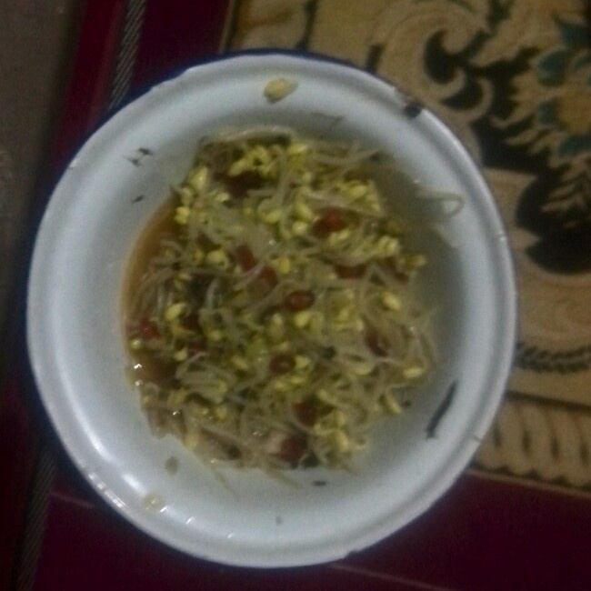 素炒黄豆芽