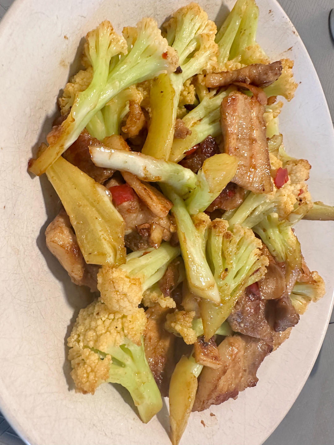 和饭店一个味道的干锅花菜