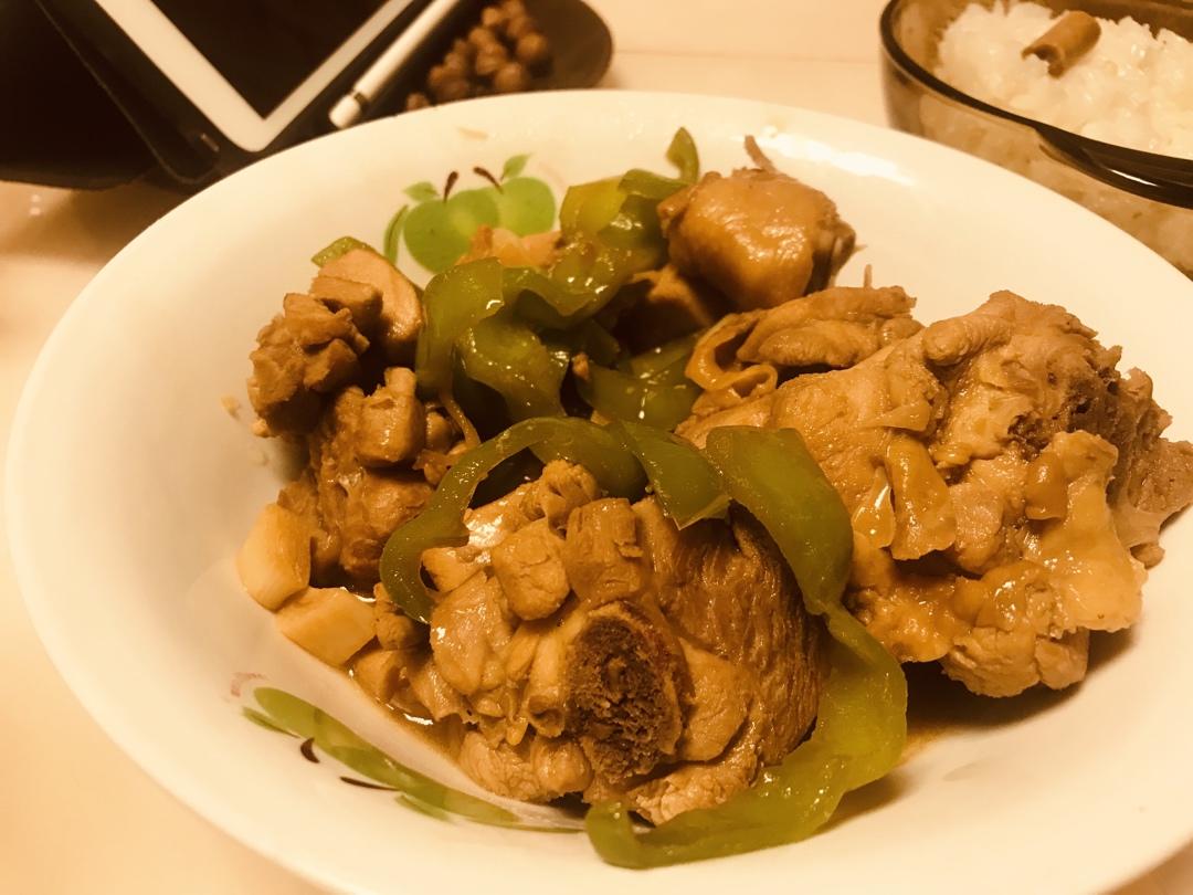 青椒炒鸡腿