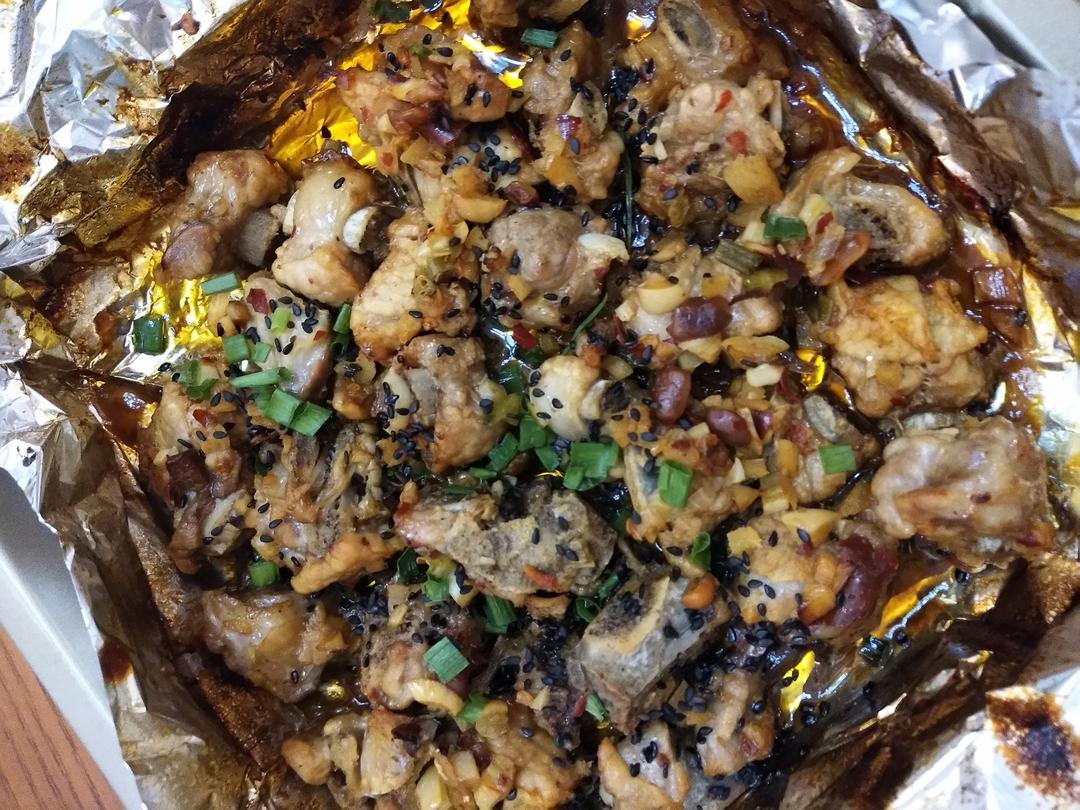 锡纸烤排骨