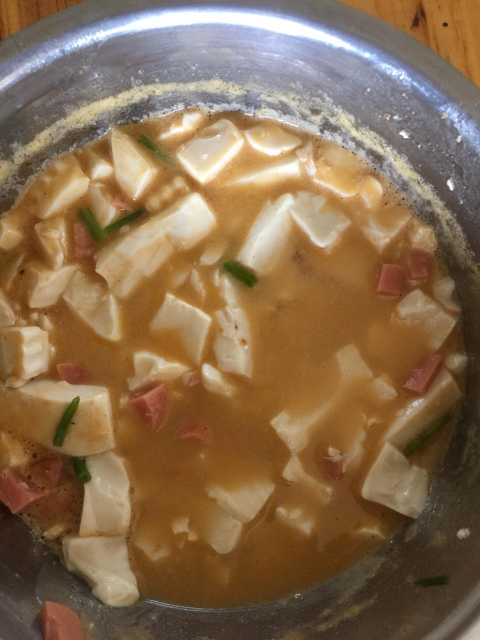 咸蛋黄豆腐
