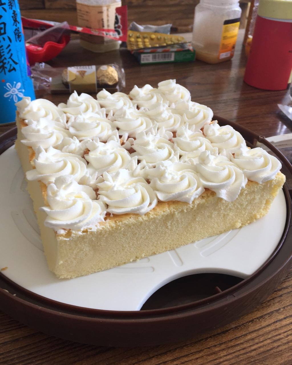 爱巧克李做的轻乳酪芝士蛋糕8寸