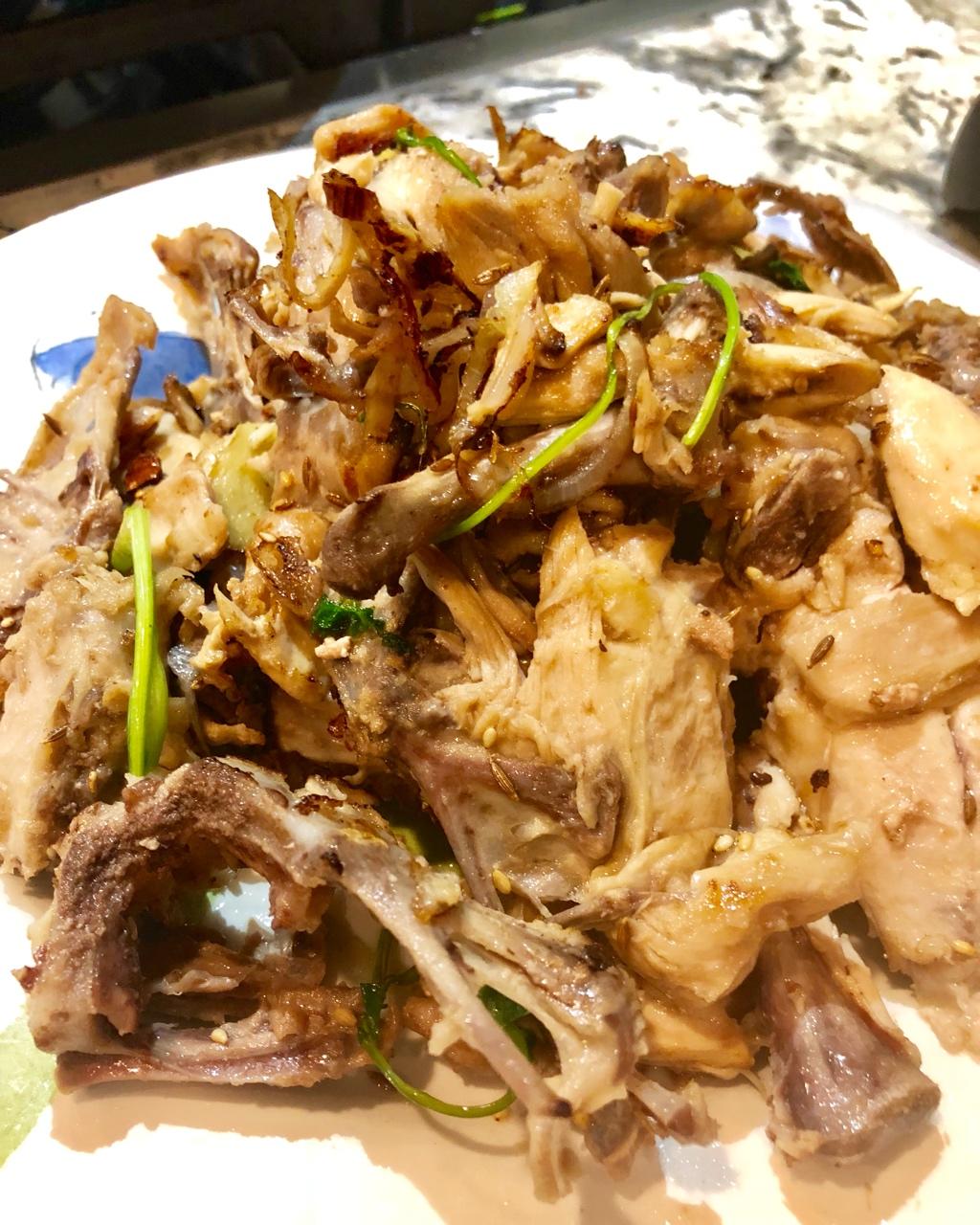 拌鸡架