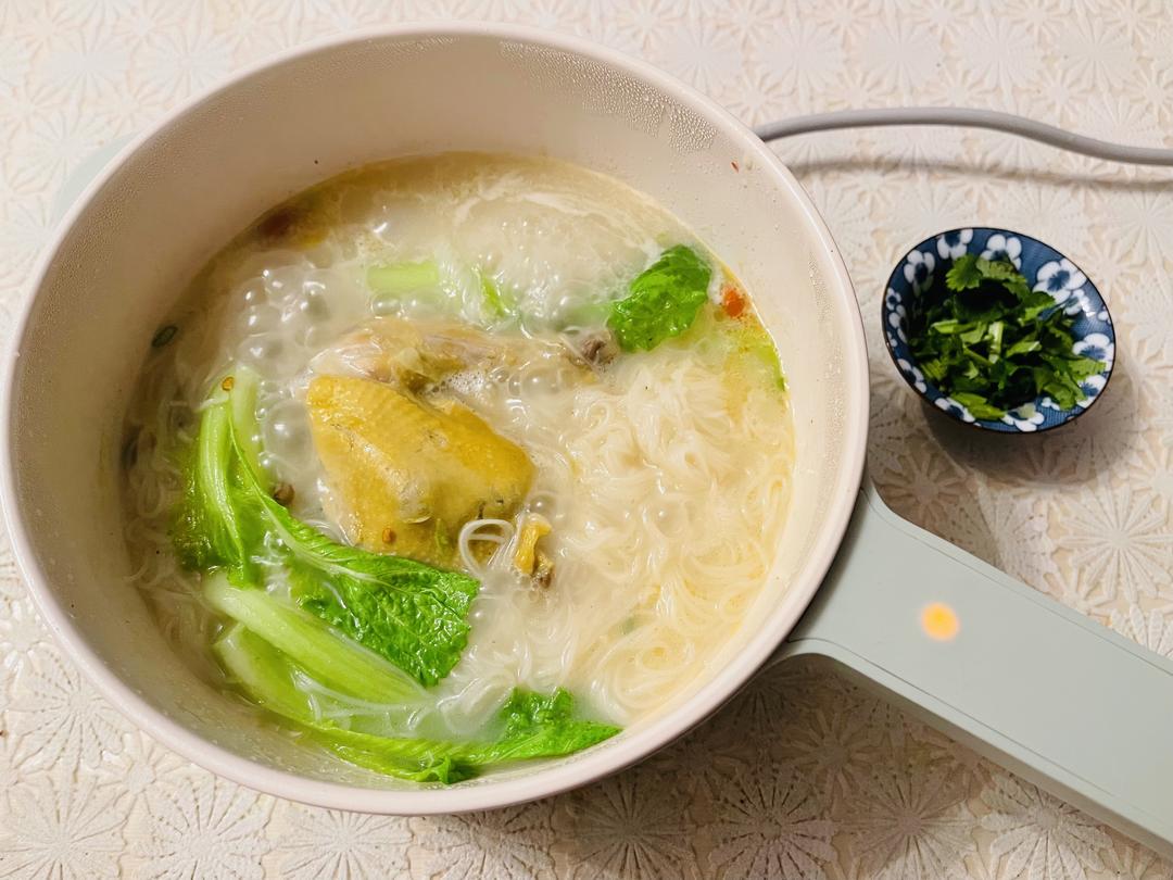 鸡腿面线糊的做法
