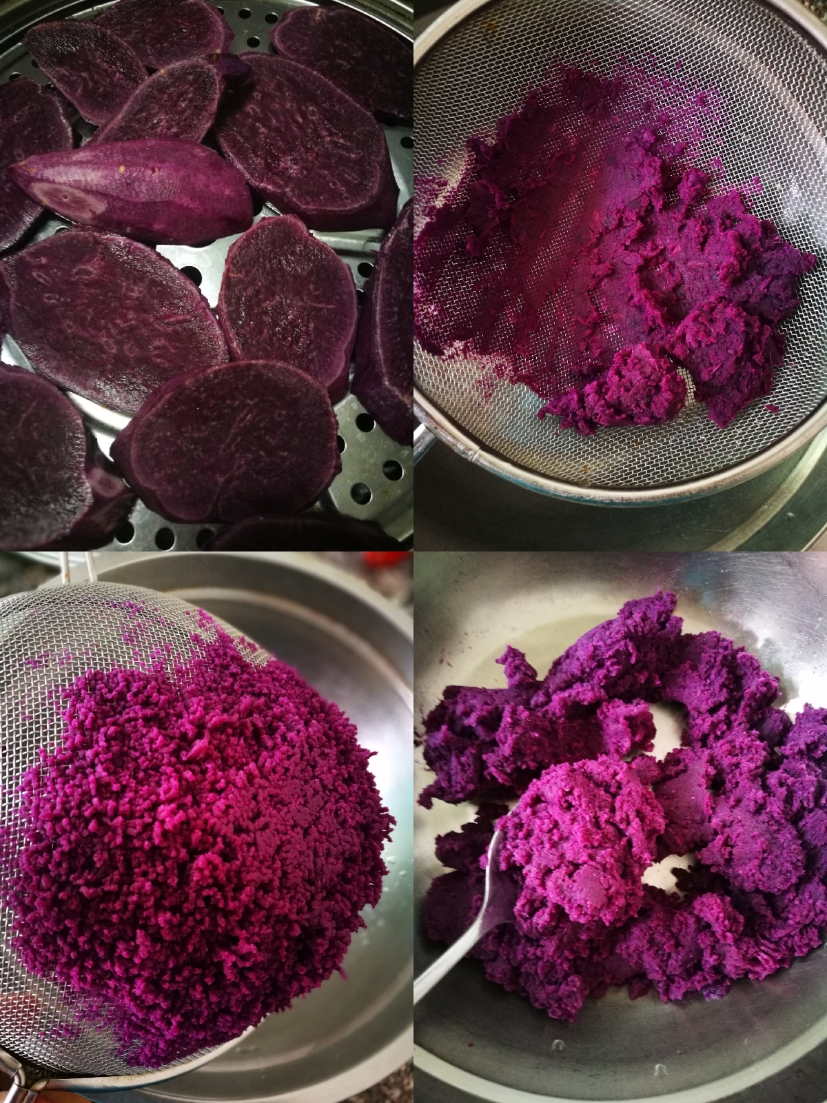 紫薯包的做法 步骤2