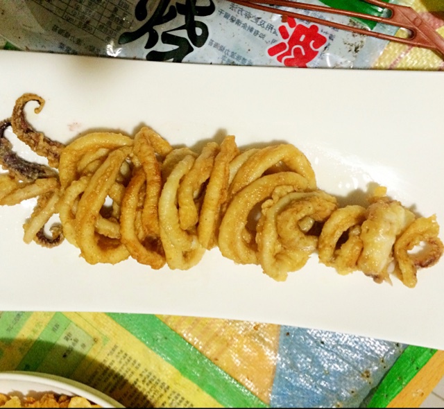 炸鱿鱼圈