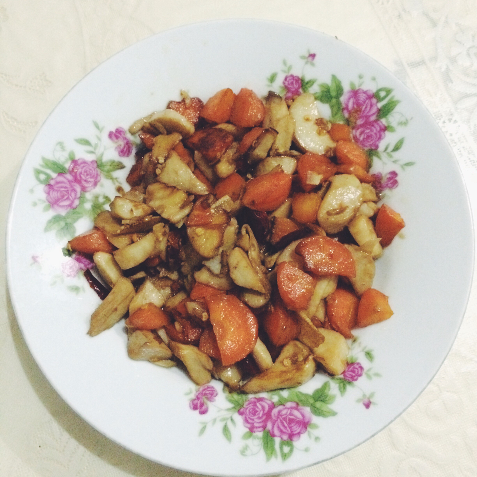 老丁的私房菜-美极杏鲍菇