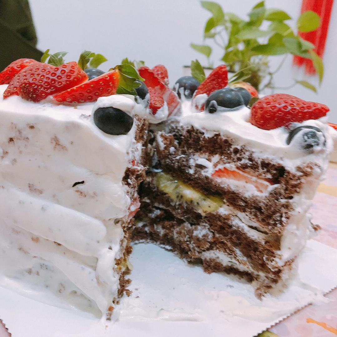 步骤最全面的戚风蛋糕（八寸）做法，成功率高！