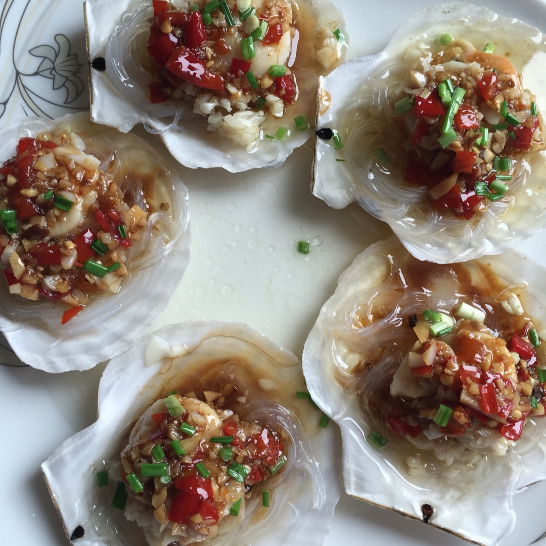 蒜蓉粉丝蒸扇贝