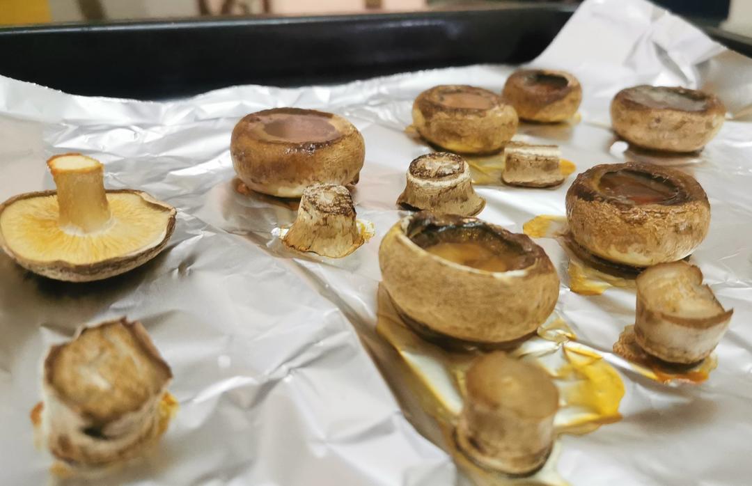 快手烤蘑菇~只要有烤箱都会