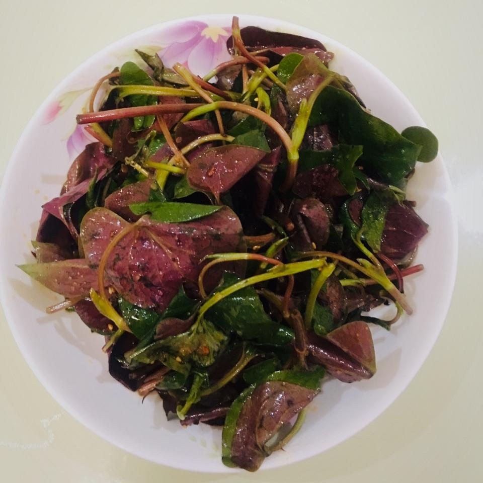 凉拌折耳根叶