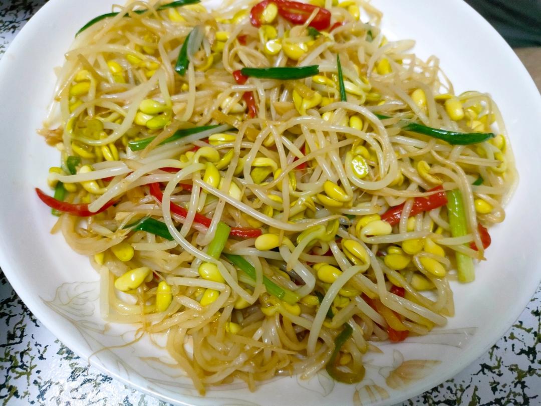 爆炒绿豆芽