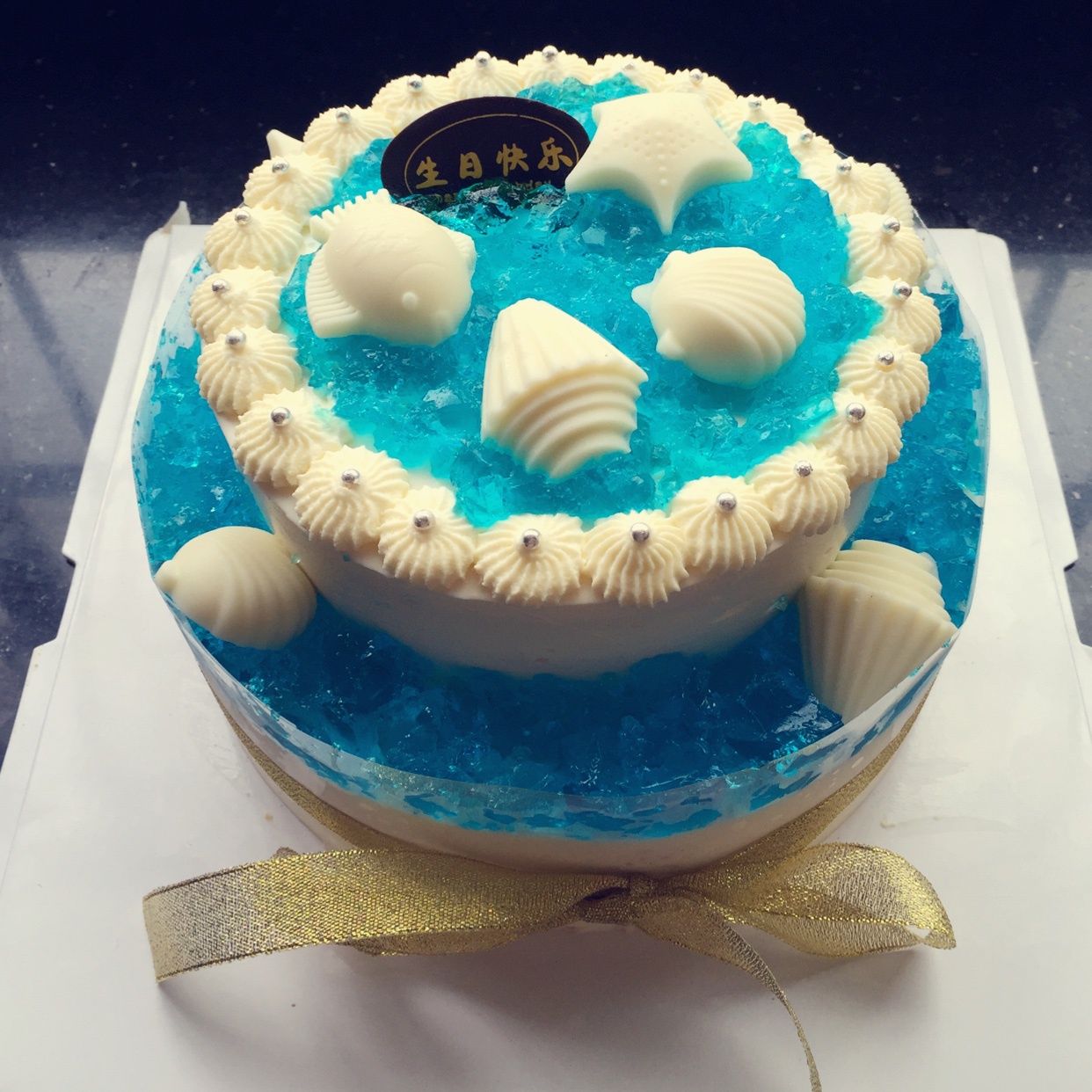 海洋酸奶慕斯蛋糕