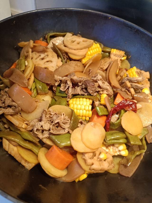 最好吃的炖东北油豆角
