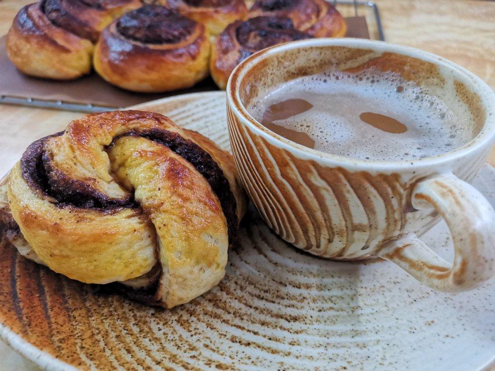 瑞典肉桂卷（附鲜酵母、活性干酵母、即时酵母用量换算公式）