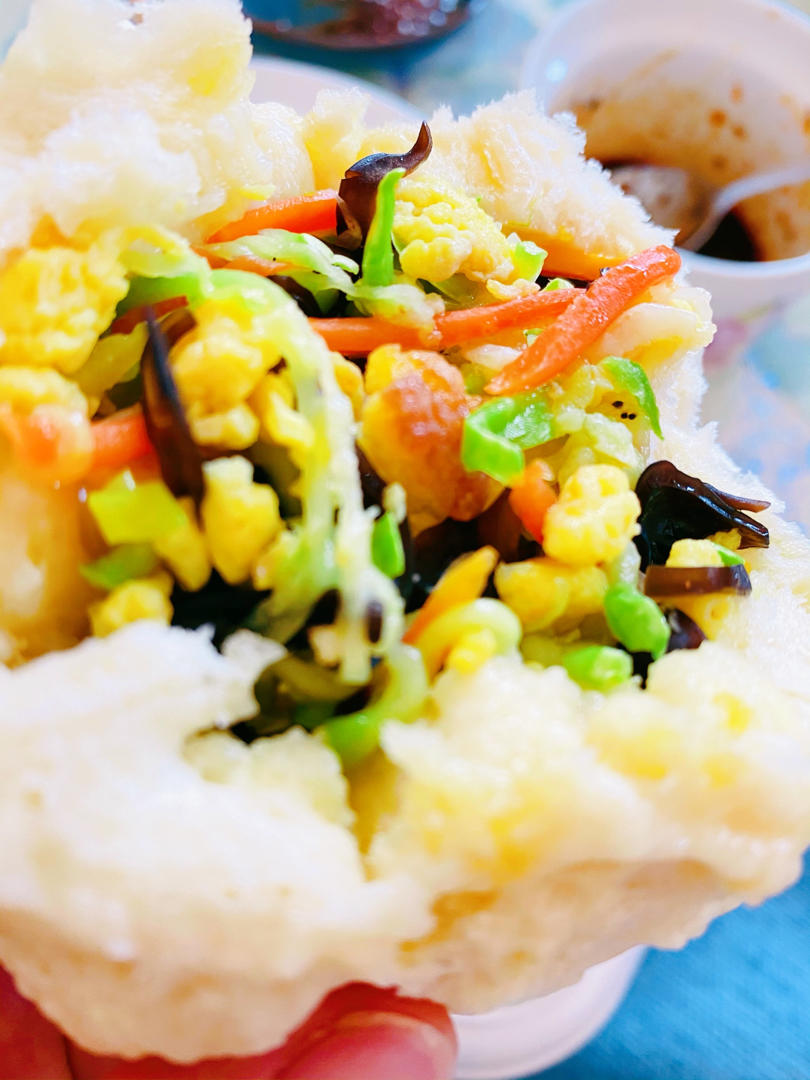 西葫芦鸡蛋包子