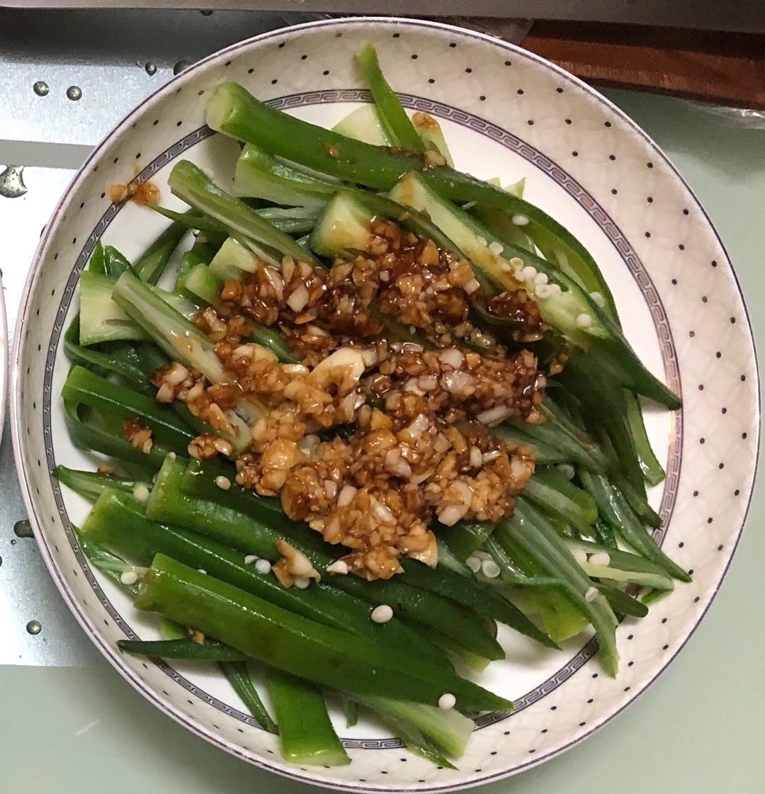 蚝油秋葵