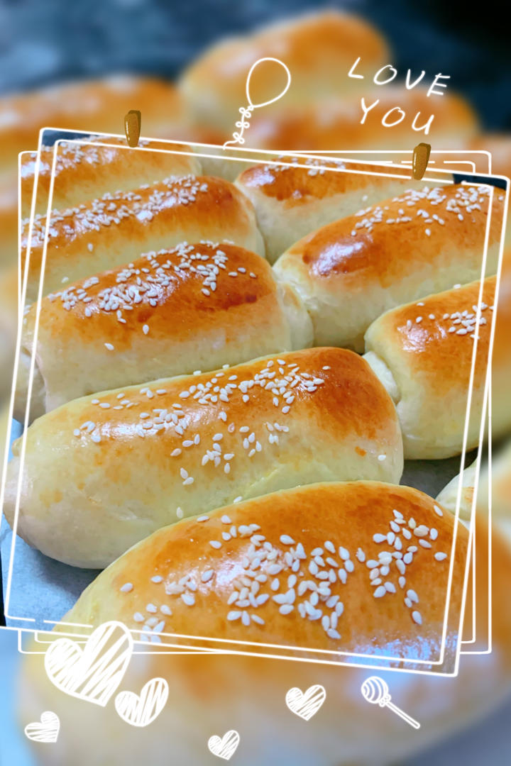 肉松沙拉酱面包（65度汤种）