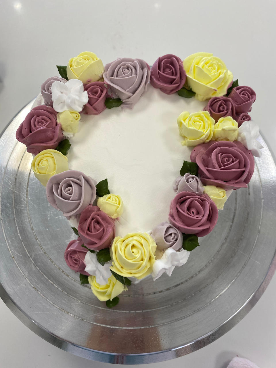 甜甜akuma的心形蛋糕 玫瑰花蛋糕