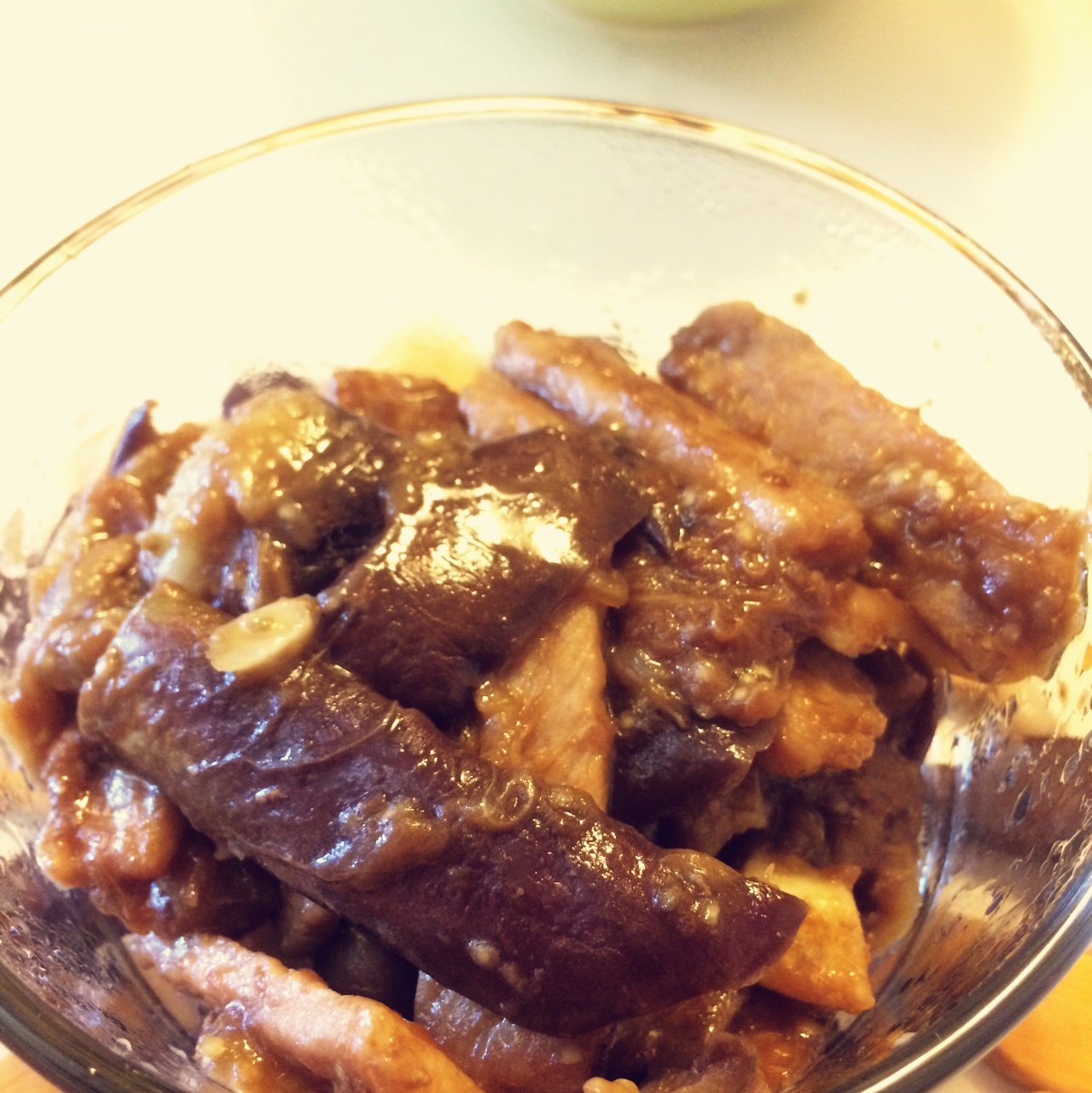 老丁的私房菜-油焖茄子