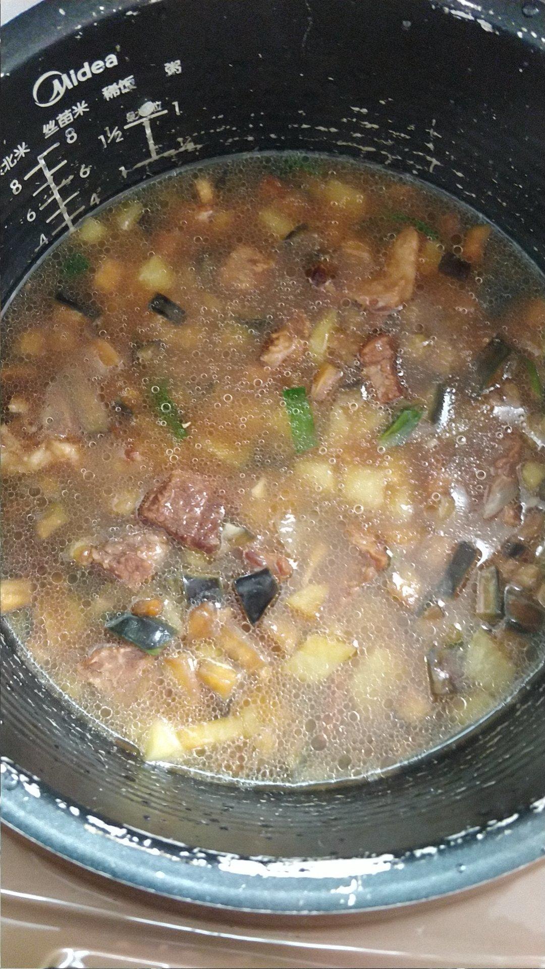 懒人煲仔饭（电饭锅）