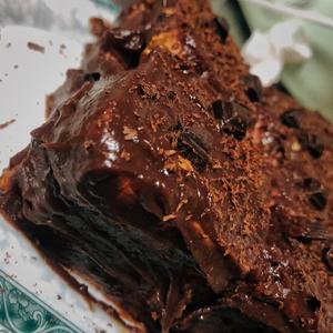巧克力夹心黑森林吐司蛋糕（低脂低卡无油糖早餐下午茶甜品）的做法 步骤18