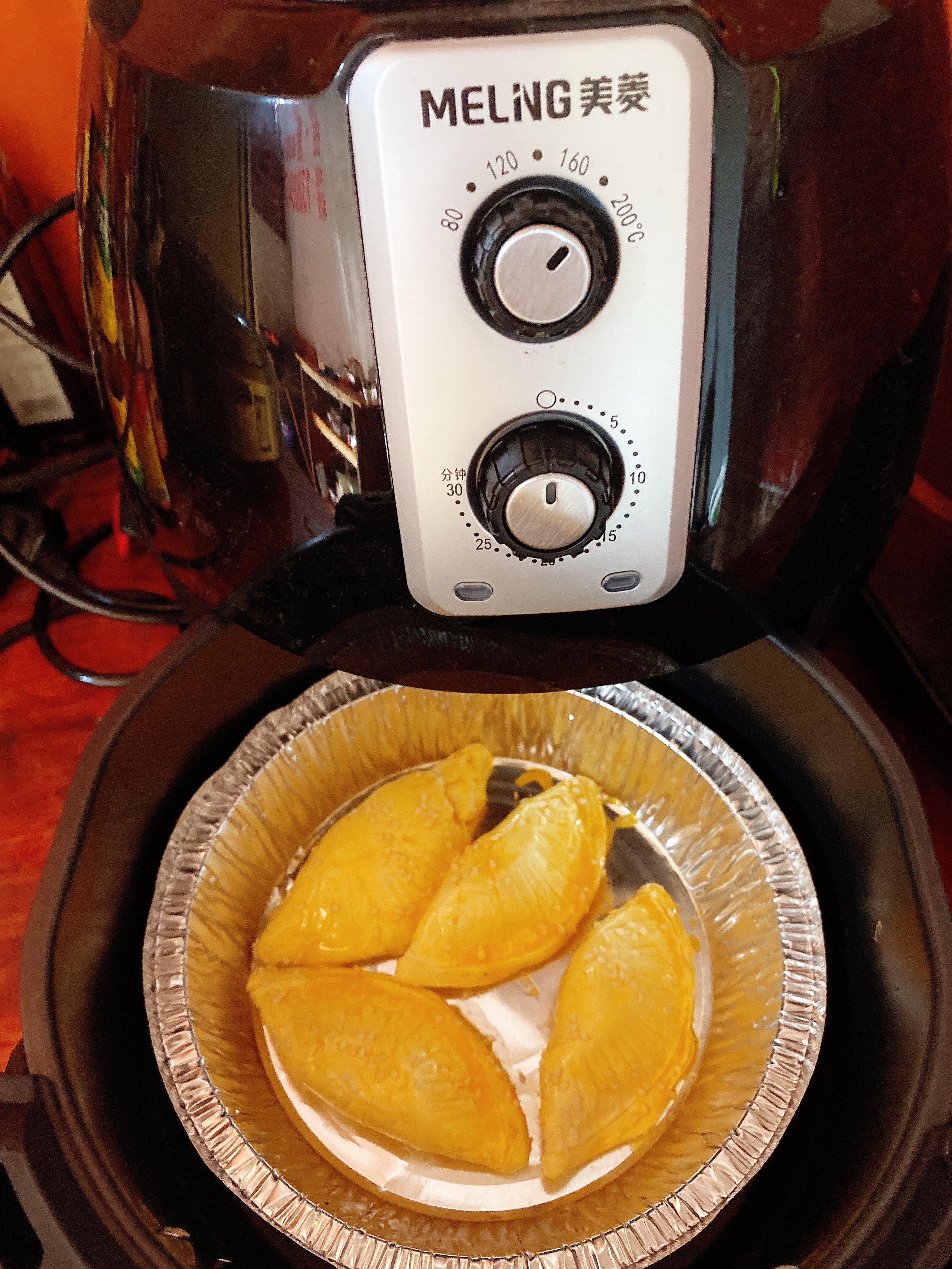 芒果酥（空气炸锅版）的做法 步骤4