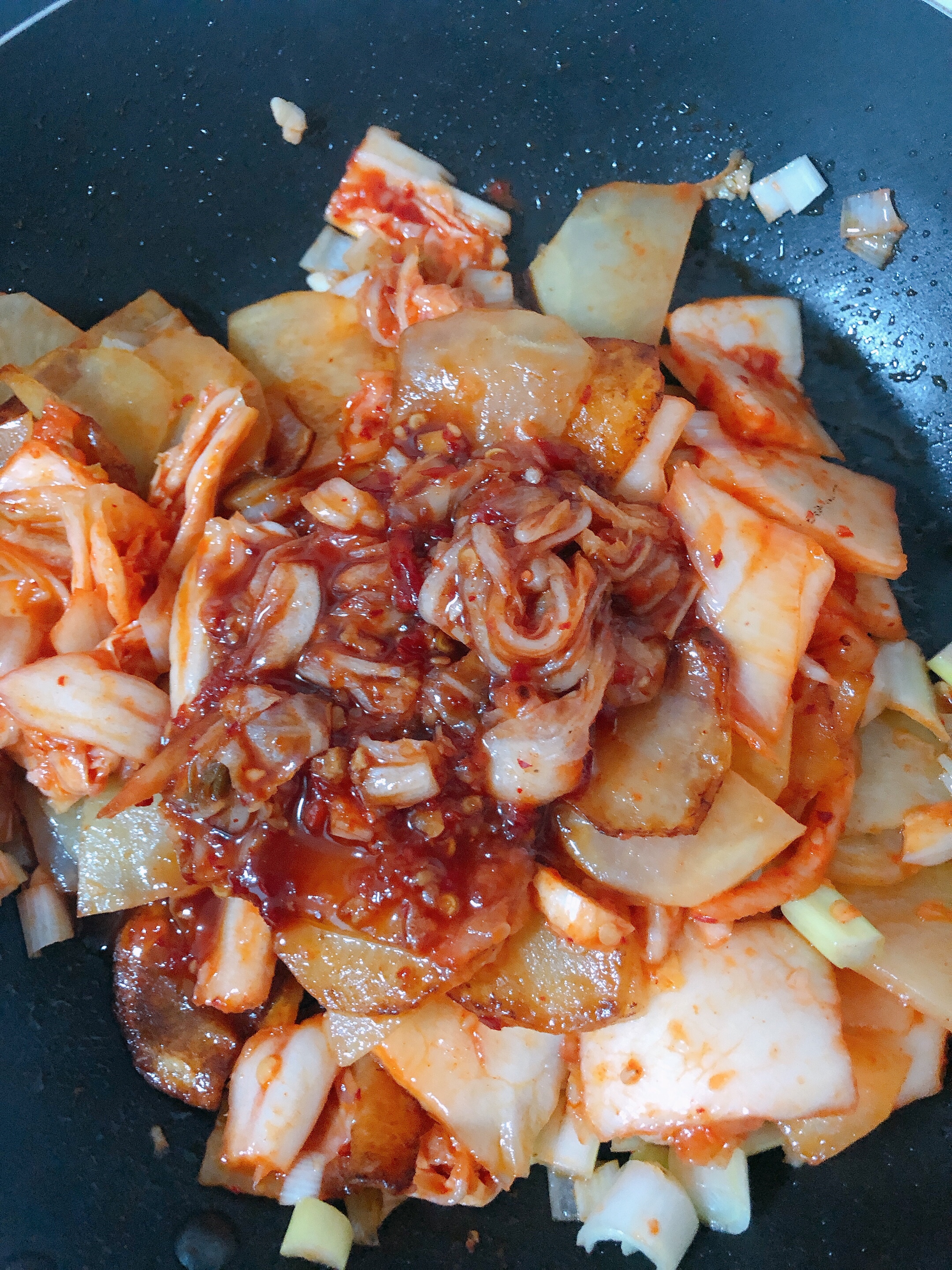 辣白菜土豆片『超级下饭菜』的做法 步骤10