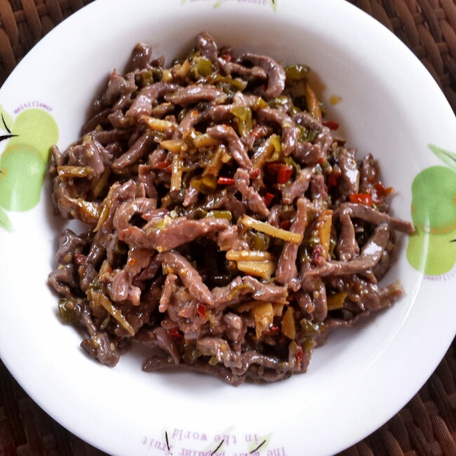 泡椒牛肉丝