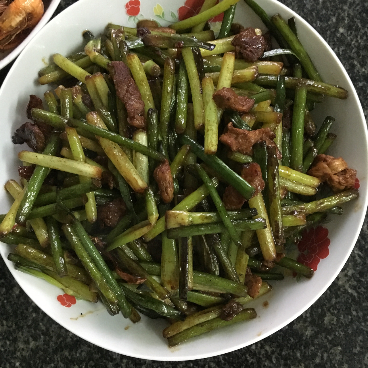 蒜薹炒肉丝
