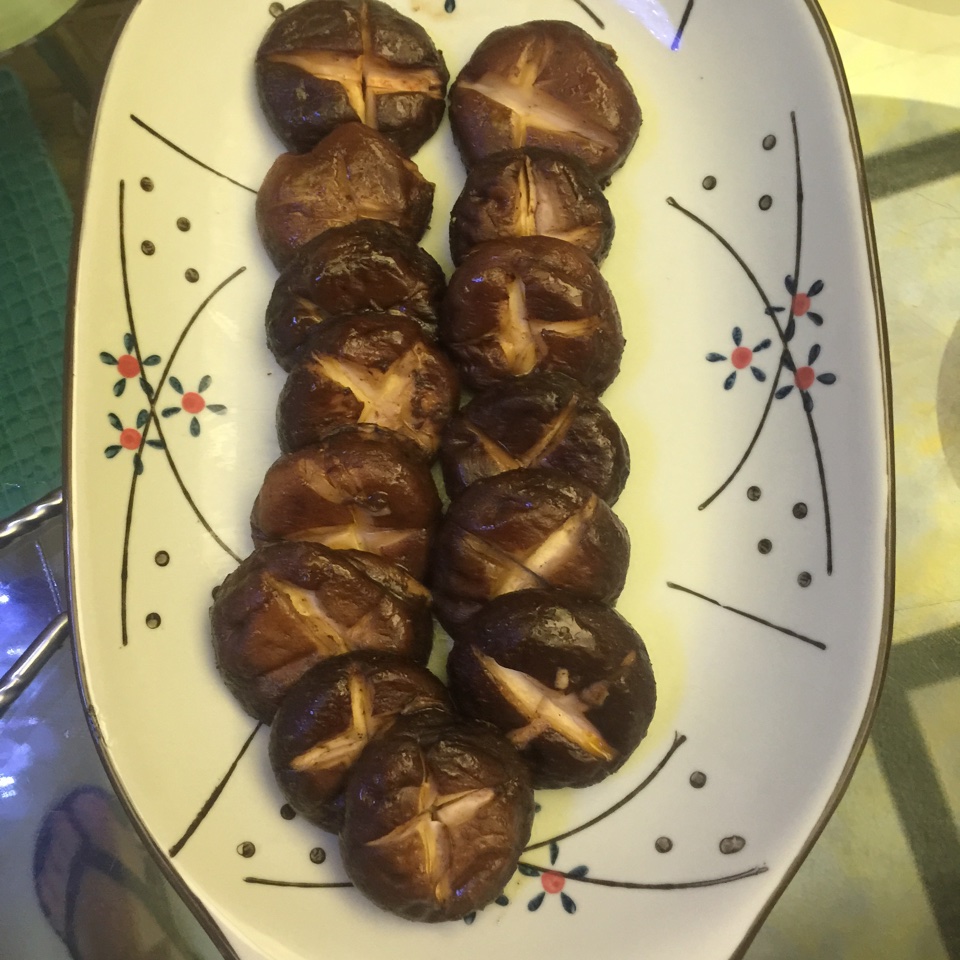 孜然烤香菇