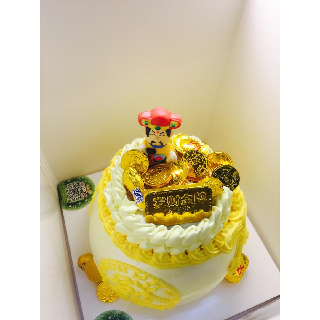 异形蛋糕钱袋生日蛋糕（福袋生日蛋糕）
