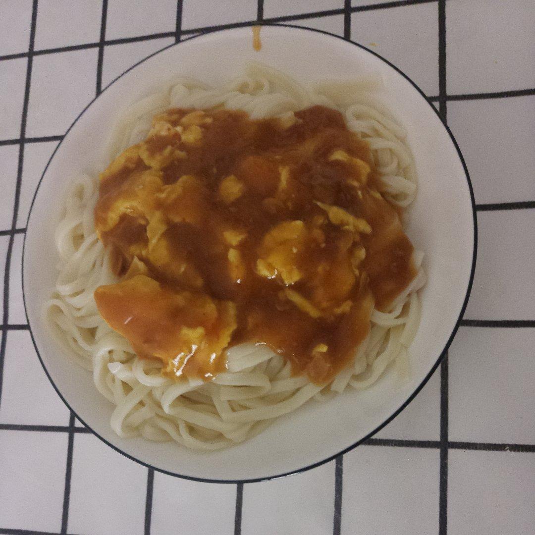 分分钟灭光的鸡蛋酱拌面
