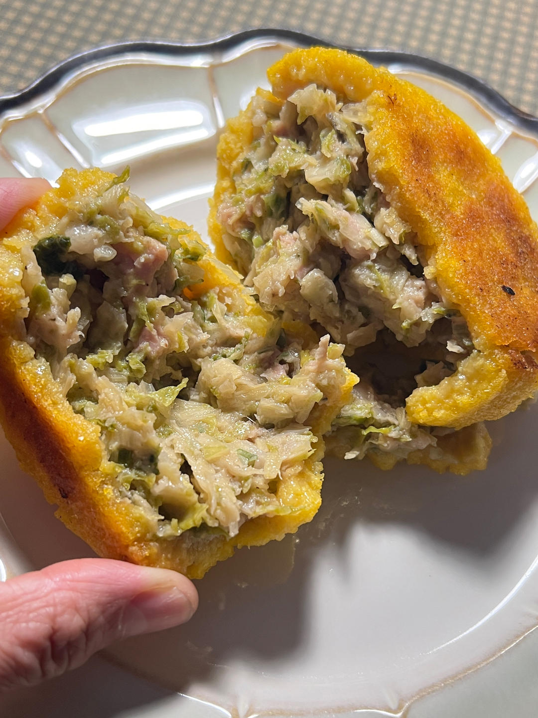 减肥菜团子懒人版素菜玉米面饽饽不用和面的主食