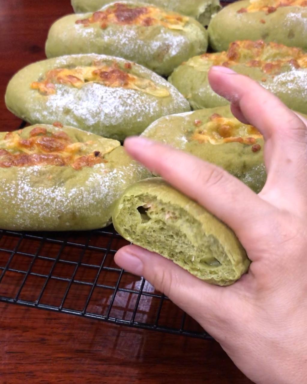 菠菜芝士辣味金枪鱼