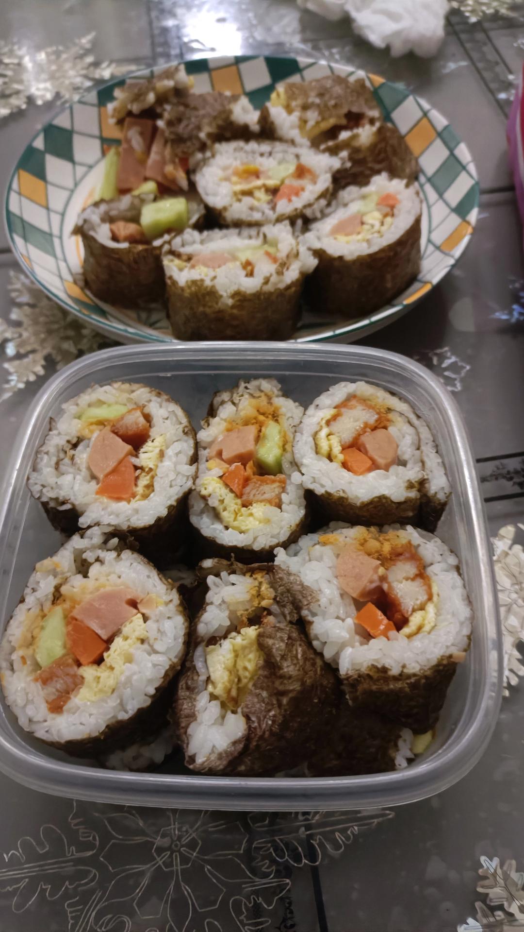 韩式紫菜包饭卷