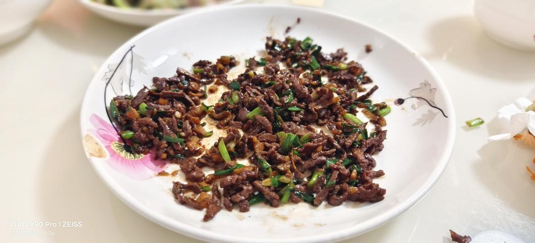 姜丝牛肉