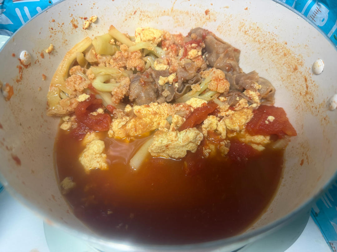 超级简单又营养的“番茄鸡蛋肥牛烩饭” 孩子的最爱