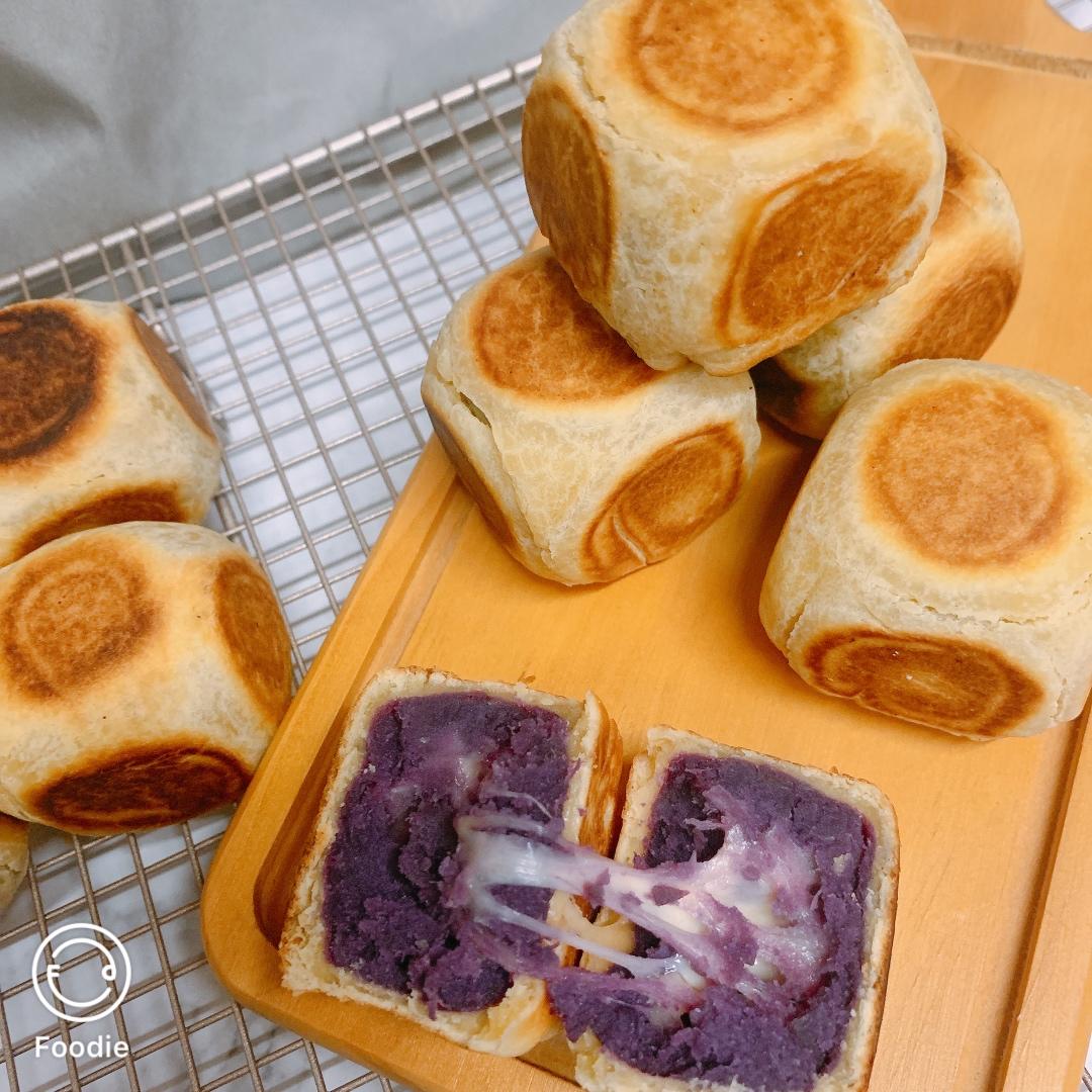 【爆浆紫薯仙豆糕】