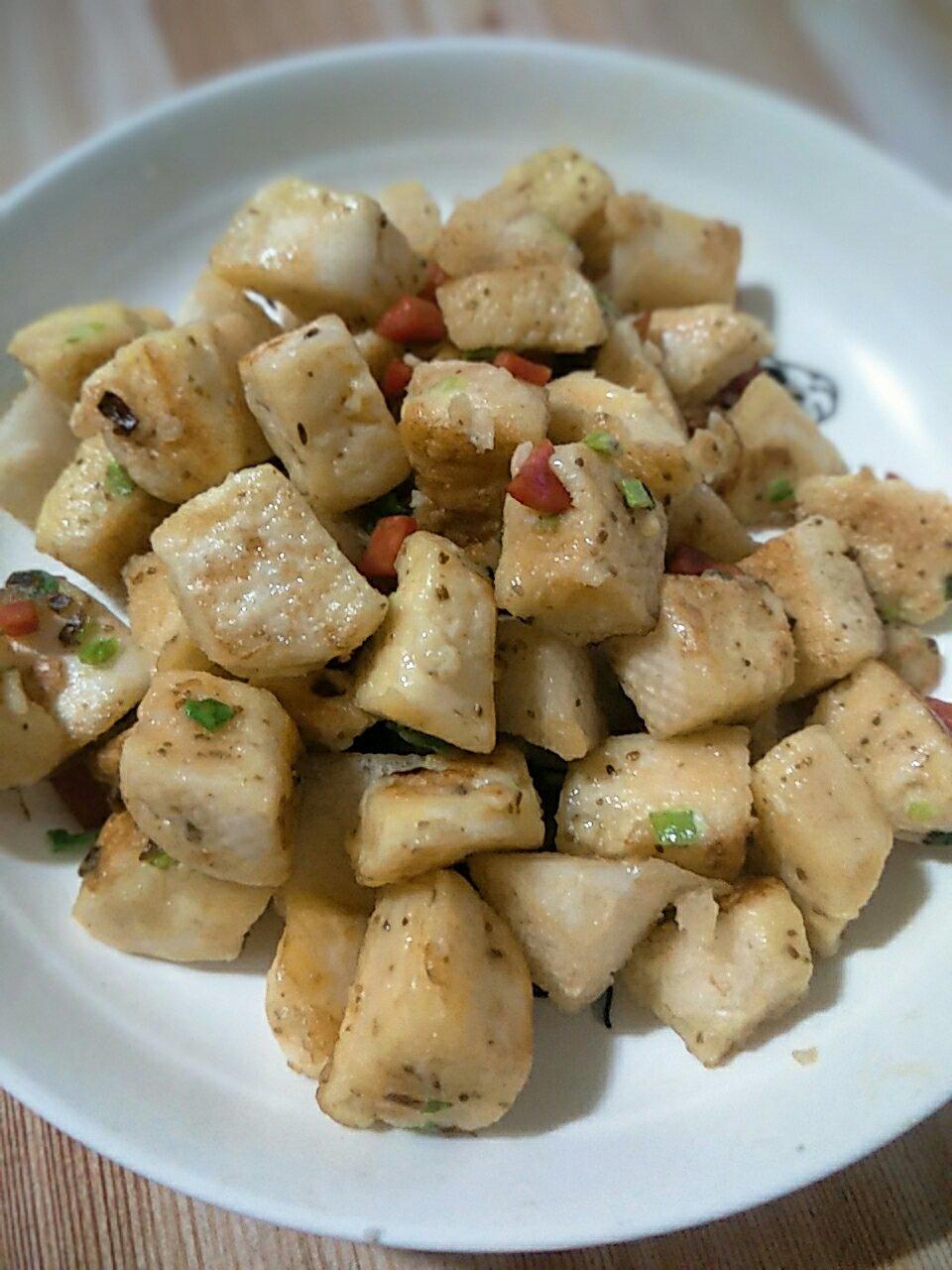 快手早餐孜然馒头粒，烧烤味好好吃！！