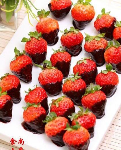 巧克力草莓的做法