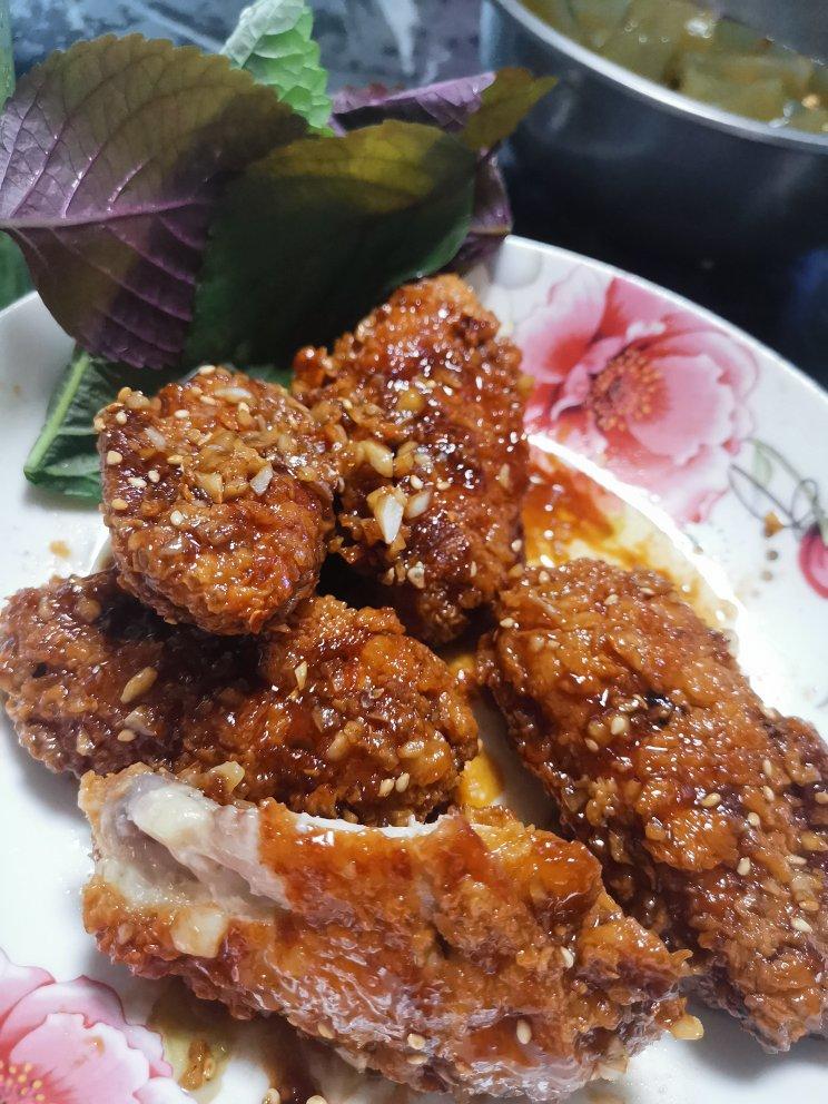 好吃到尖叫的韩国炸鸡，“韩式蜂蜜黄油炸鸡”