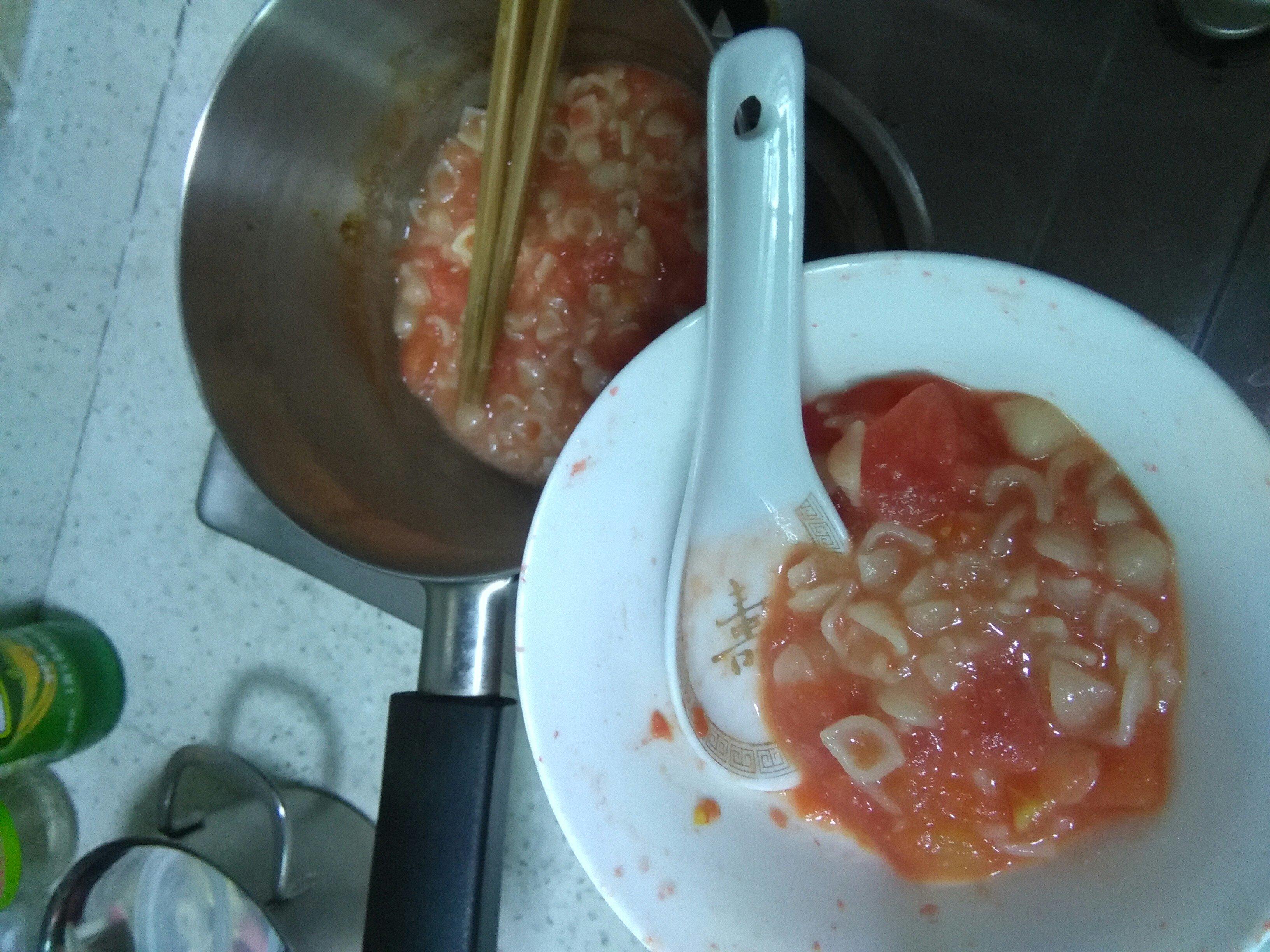 宝宝辅食：番茄贝壳面的做法 步骤6