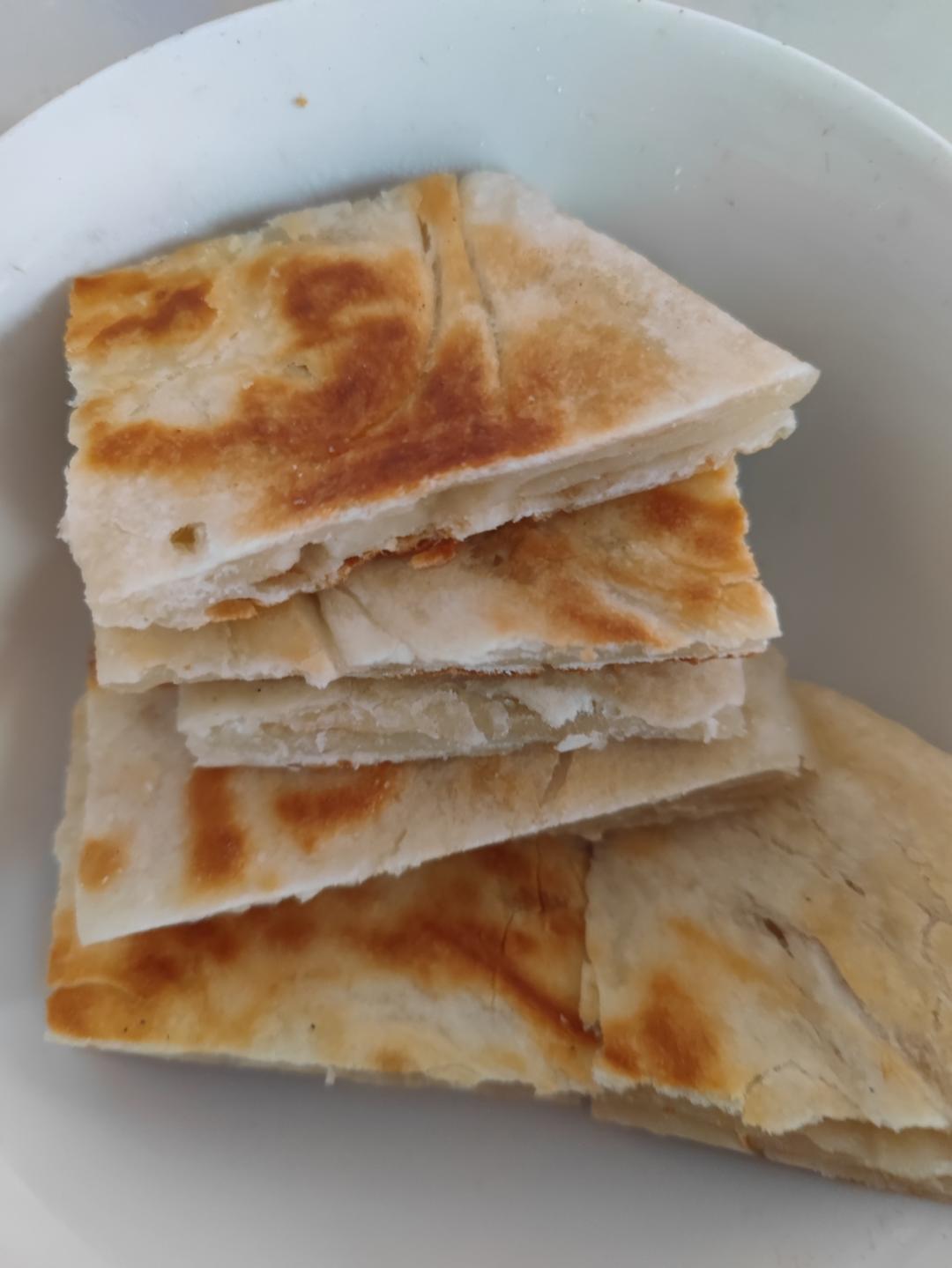 家常半发面小油饼 外酥里软方法简单凉了也不硬 层次分明 附细节视频详解