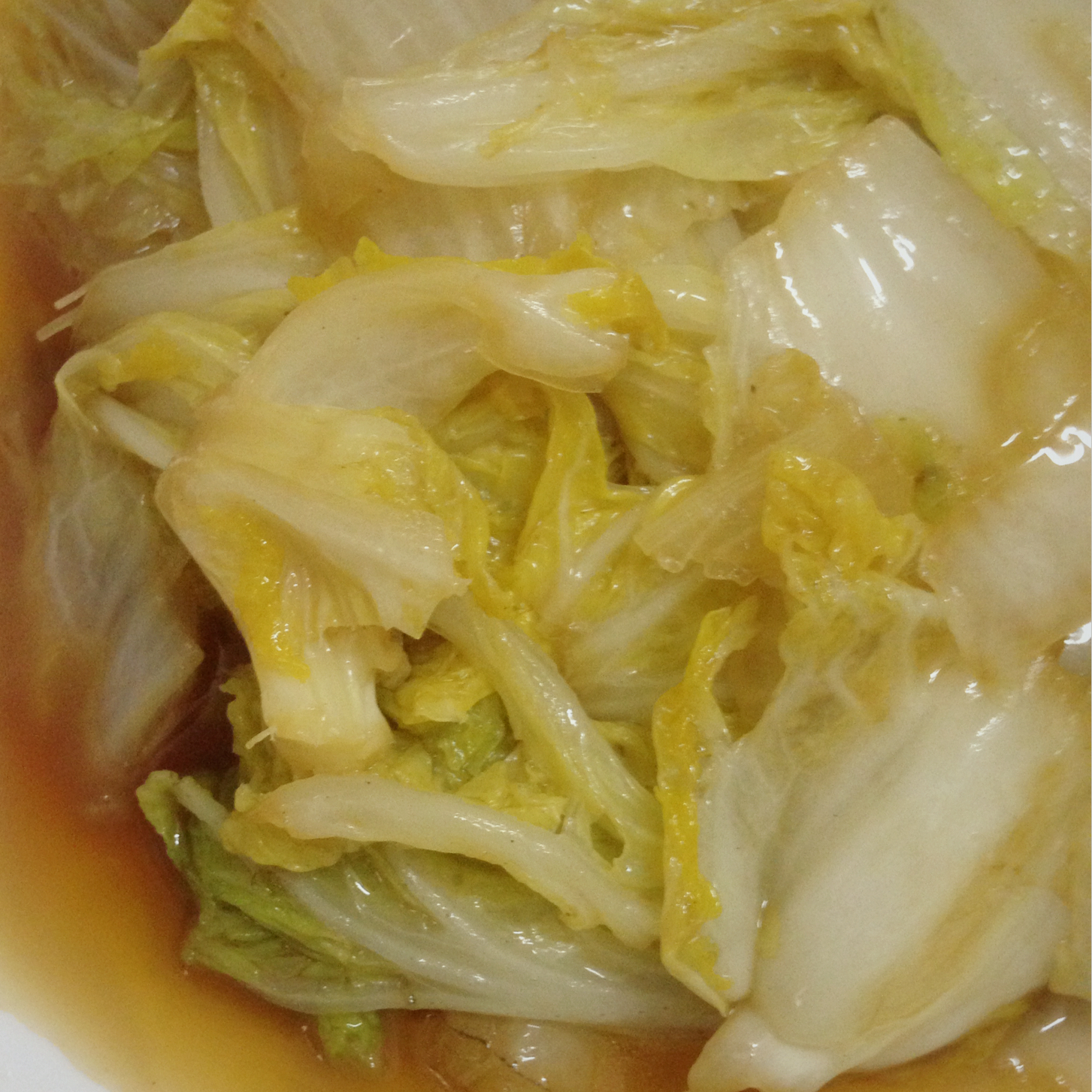 淡茶婷做的清炒大白菜