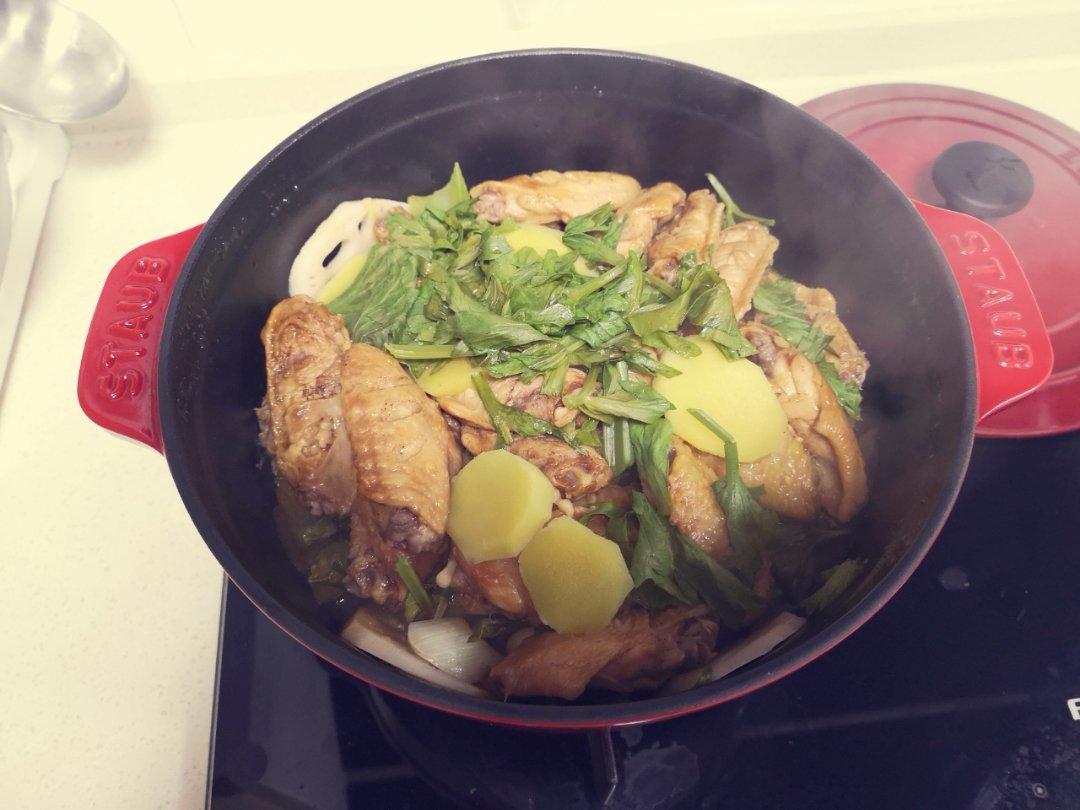 焖锅鸡翅——Staub铸铁锅